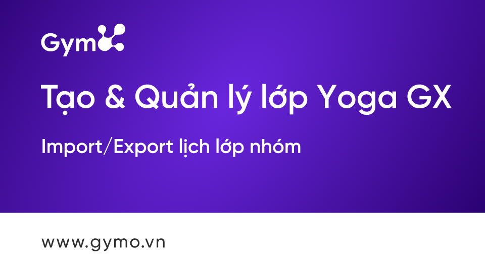 Nhập / Xuất lịch lớp nhóm