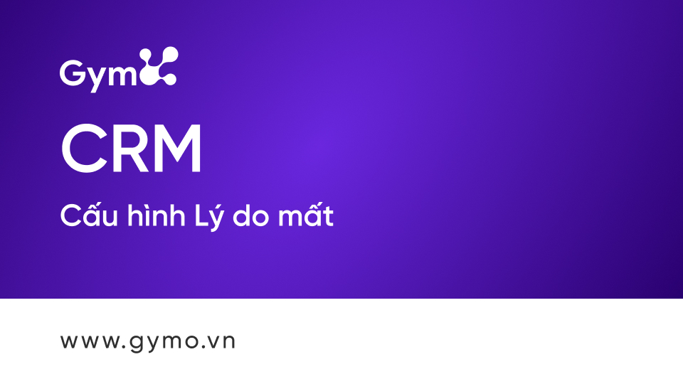 Cấu hình lý do mất